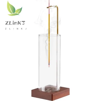 스틱 용 향 거치대, 탈착식 유리 재 캐처, 엉킴 없는 향 버너, 명상, 요가, 스파 거치대 상품 이미지