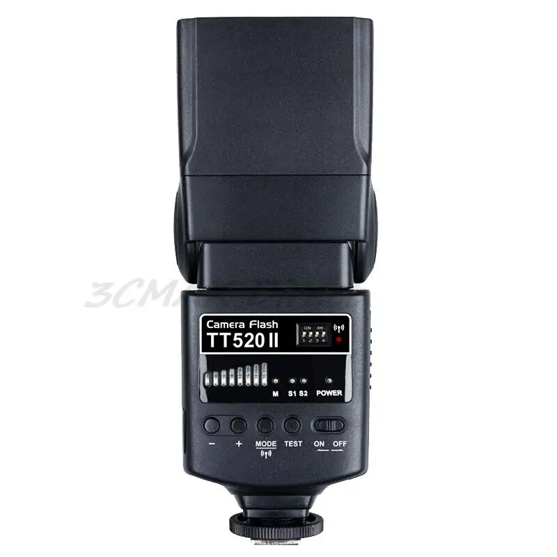 Godox TT520 II TT560 II Flash Video Light 433MHz Wireless Signal Flash Trigger Lamp For Canon Nikon Pentax Olympus DSLR Cameras on camera flash camera flash