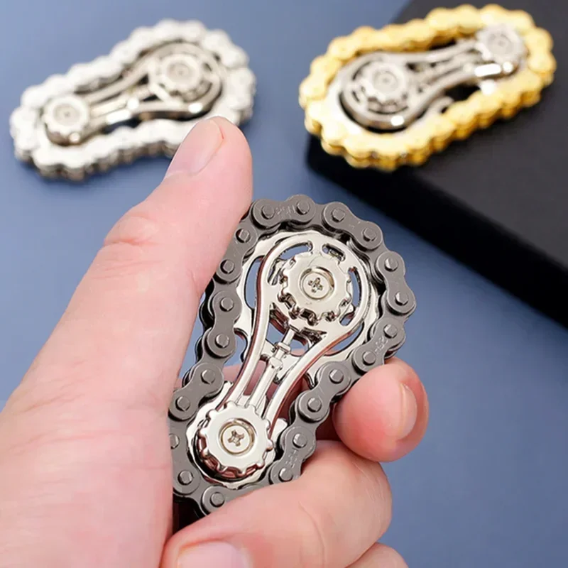Enhanced Metal Fidget Spinner Toy for Stress Relief and Focus