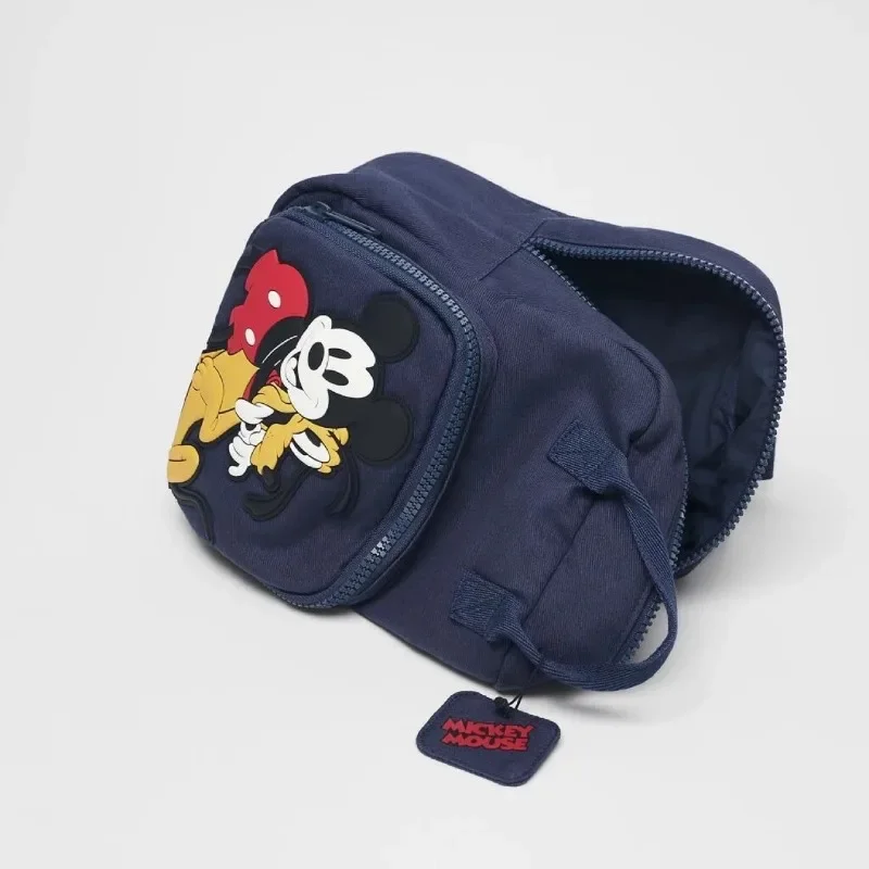 Disney Cartoon Mickey Backpack Children's Double Shoulder Bag For 2-6 Year Old