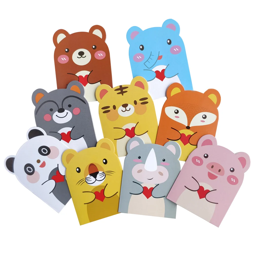 

45pcs Animal Blessing Cards Gift Greeting Cards for Festival (Mixed Style)