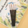 Drawing brush Drawing brush Oil painting Drawing brush Drawing pen Art tool Drawing brush hook edge oil brush 4