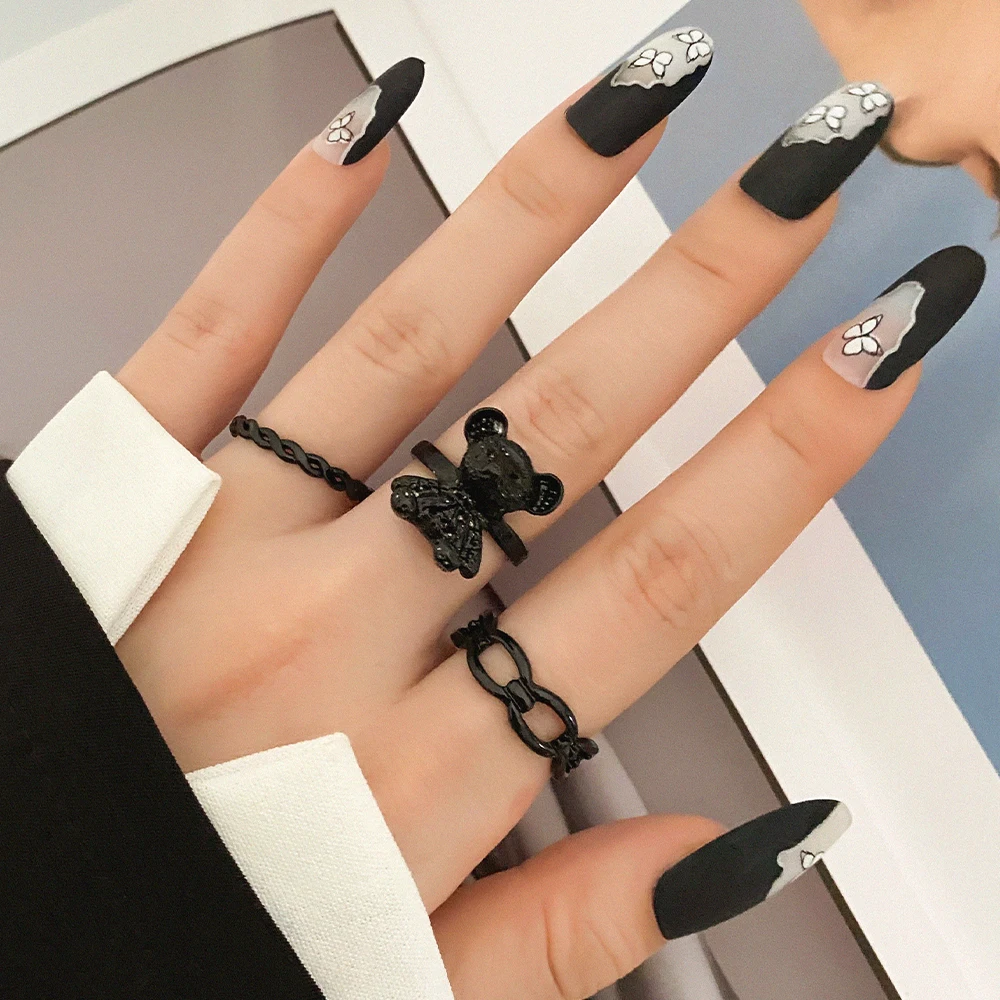 Ifkm Carino Piccolo Orso Apertura Anello Regolabile Per Donna Moda Squisita Gioielli Creativi Regalo 2022 Geometria Accessori