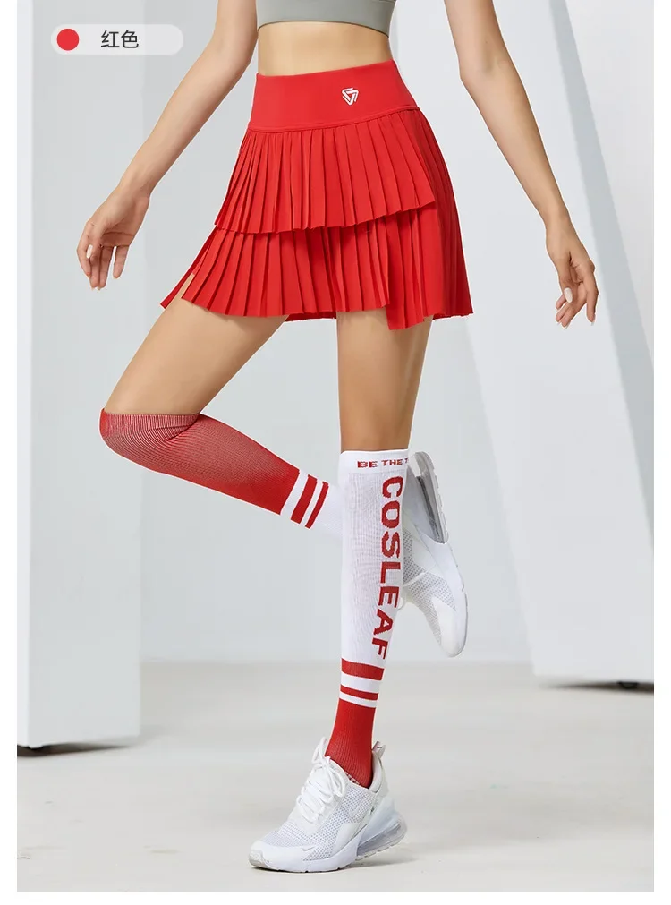 Sports short skirt fake running skirt women\'s summer quick dry hip cover breathable tennis pants
