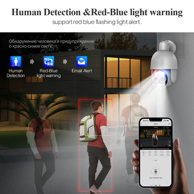 Techage HD 8CH Dual Lens Camera System 8X Mix Zoon Human Detection 8MP POE H.265 CCTV System Full Color Night Surveillance Kit - Image 2