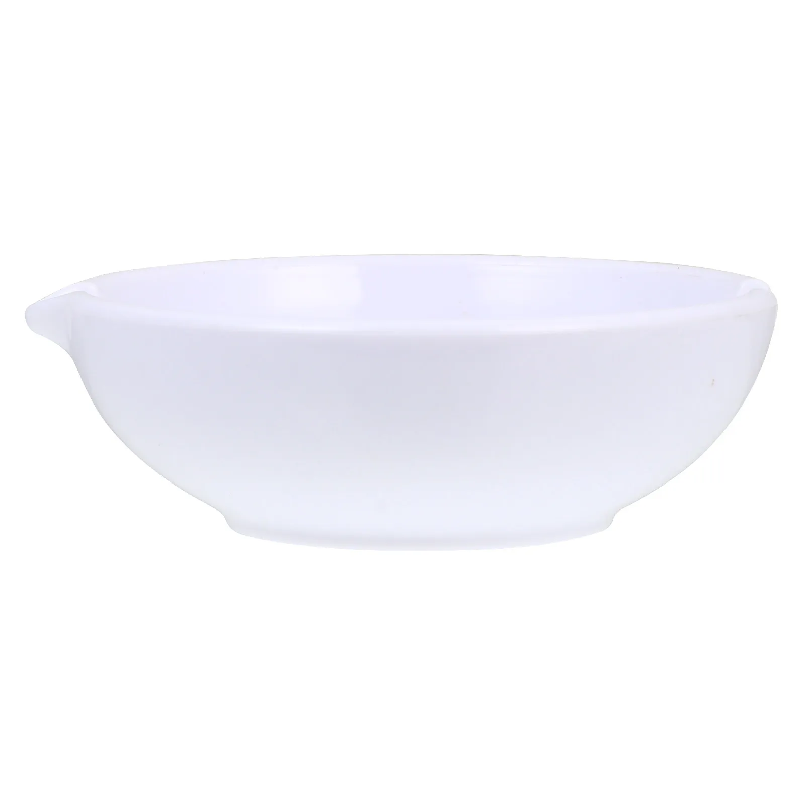1Pcs 서예 초보자를위한 둥근 플라스틱 잉크 접시 부드러운 가장자리 간편한 청소 잉크 브러시 홀더 홈 오피스 문구