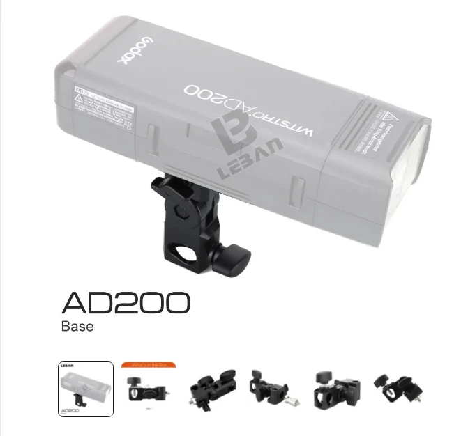 Supporto Per Speedlite Godox Ad-E Con Foro Per Vite Da 1/4 ''Per Godox Ad200