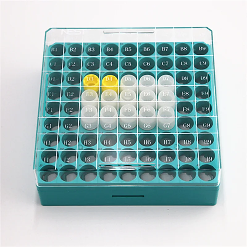 Nest Biotechnology NEST Cryogenic Box,9*9, For 2.0 mL External Thread/1.8 mL Internal Thread Cryogenic Tube, Non-Sterile