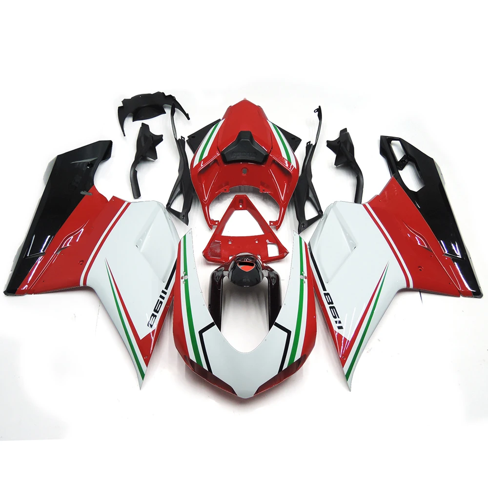 

Motorcycle Fairing Kit ABS Plastic For DUCATI 1198 1098 848 2007 2009 2010 2011 2012 Injection Body Bodykits Accessories Black