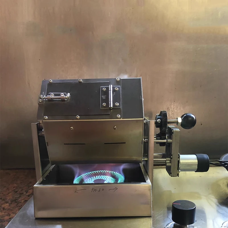 HD-600A Coffee Bean Roaster Stainless Steel Coffee Bean Roasting Machine 100-1200G Processing