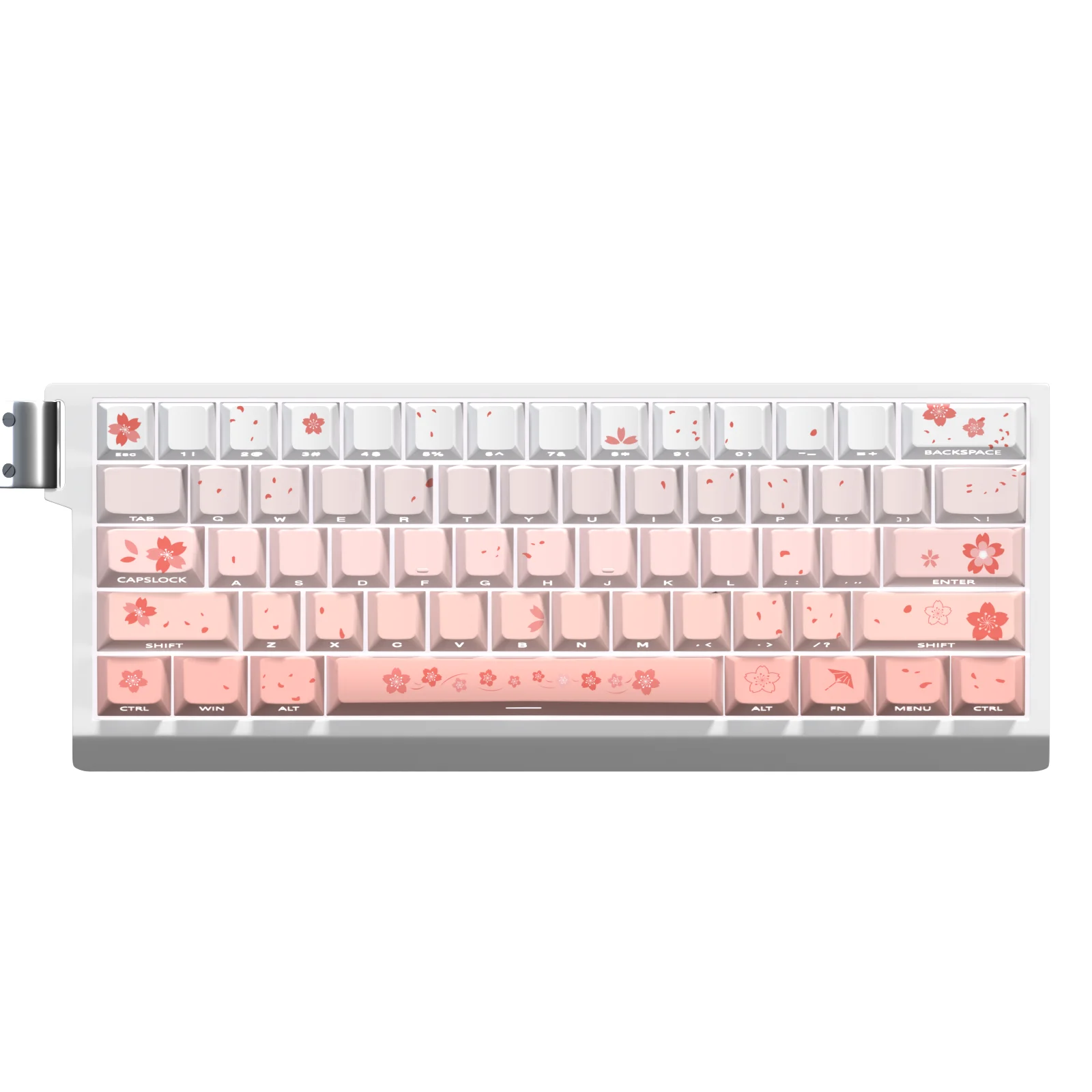 Double Shot pbt Keycaps Sakura Custom Keycap Set Dye Sub Side-lit ...