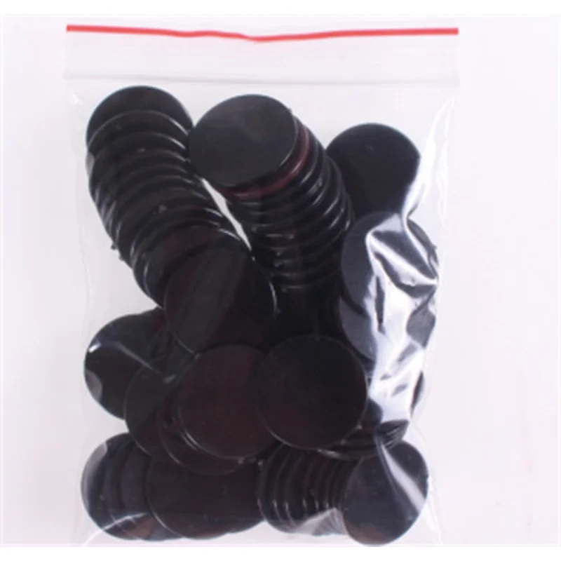 100Pcs/Lot 25mm Plastic Poker Chips Casino Bingo Markers Token Fun Family Club Board Games Toy Creative Gift 9 Colours