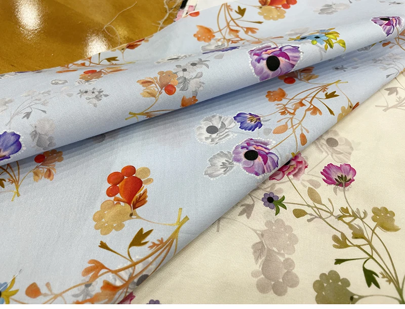 100% Cotton Poplin Printed Fabric Brand Fashion Design Women's Shirt Fabrics Cloth for Dress Diy Sew by the Meter Material