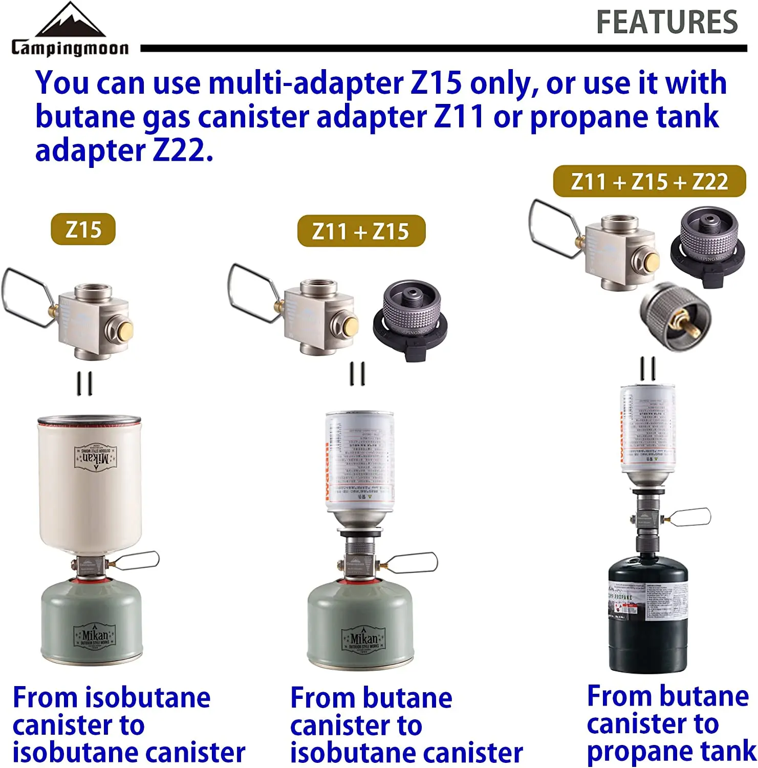 Eco-Friendly Gas Save Adapter for Portable Camping Stoves
