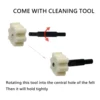 50 Pack Chamber Mop Cleaning Pads Star Wool Felt Gun Brush Cleaning Kit Cleaning Pellets for .22Cal & .30Cal 2