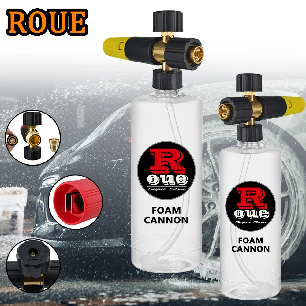ROUE Snow Foam Lance Cannon Litre Bottle Car Wash Foamer, 45 OFF