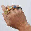 91603-56e252.jpg Bagues en pierre naturelle Vintage Punk Cool pour hommes, bagues chevalières géométriques en acier inoxydable, cadeau de bijoux de doigt ethnique rétro élégant