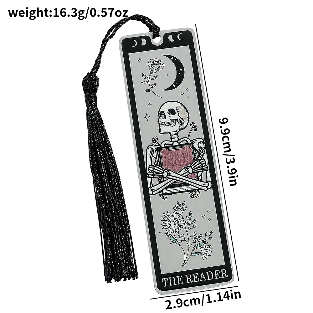 1pc Innovative Stainless Steel Bookmarks For Bookworms Book Lovers Women Gift