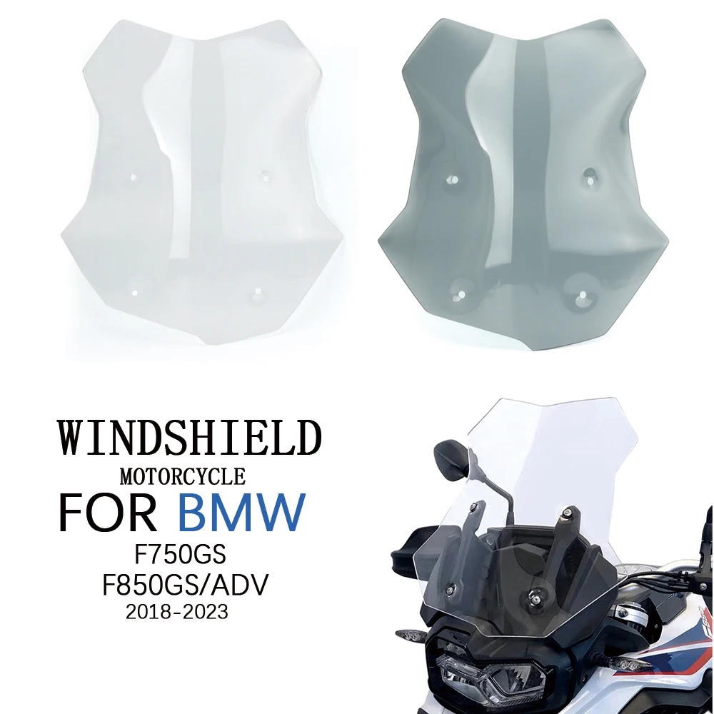 

Touring Windshield For BMW F850GS F750GS Motorcycle Windscreen Heighten Wind Deflector Protector Front Cowl F 850 GS F 750 GS