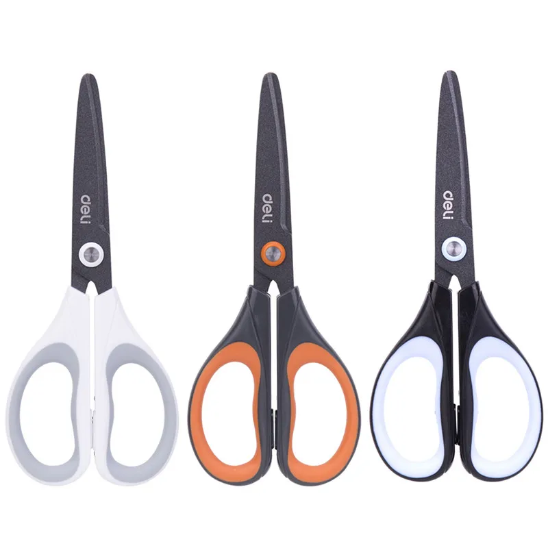 

stainless steel scissors office non stick coating headless round scissors