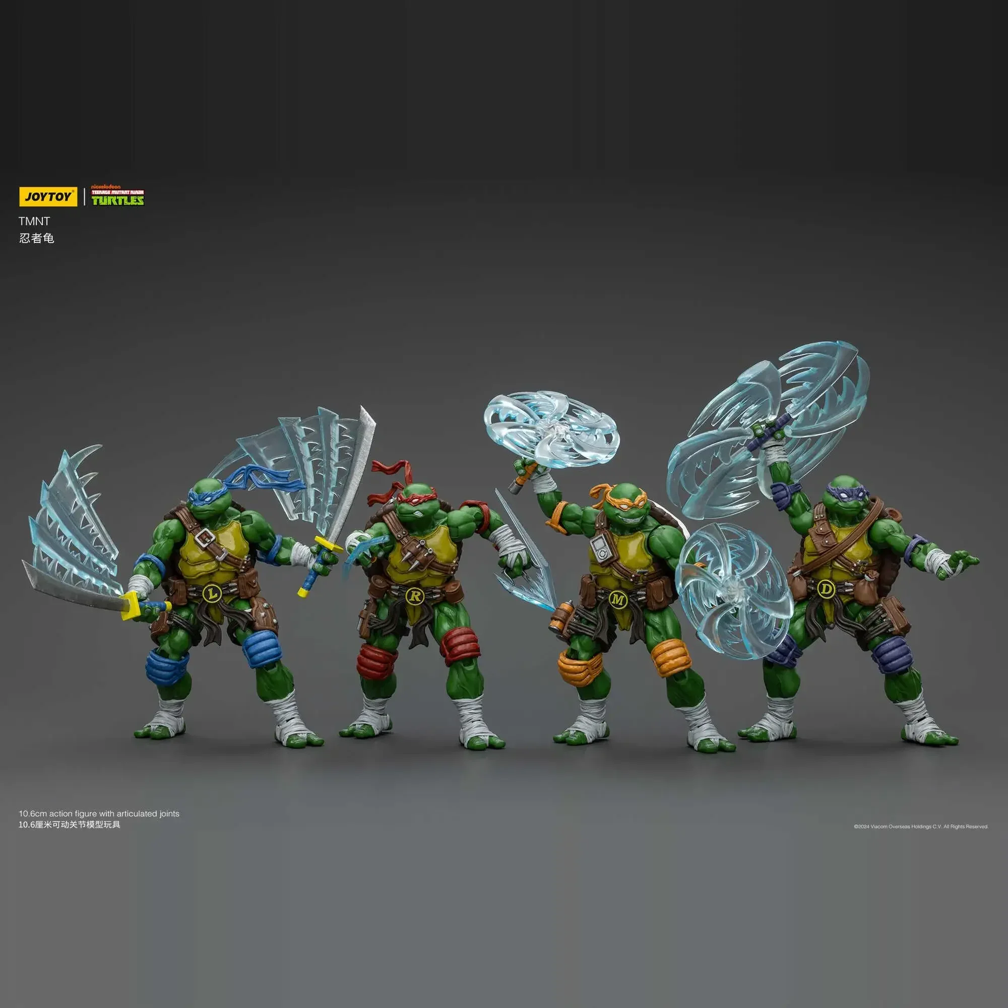 JOYTOY TMNT 1/18 フィギュア　8体セット TMNT - Raphael 1/18 Scale Figure - Spec Fiction Shop