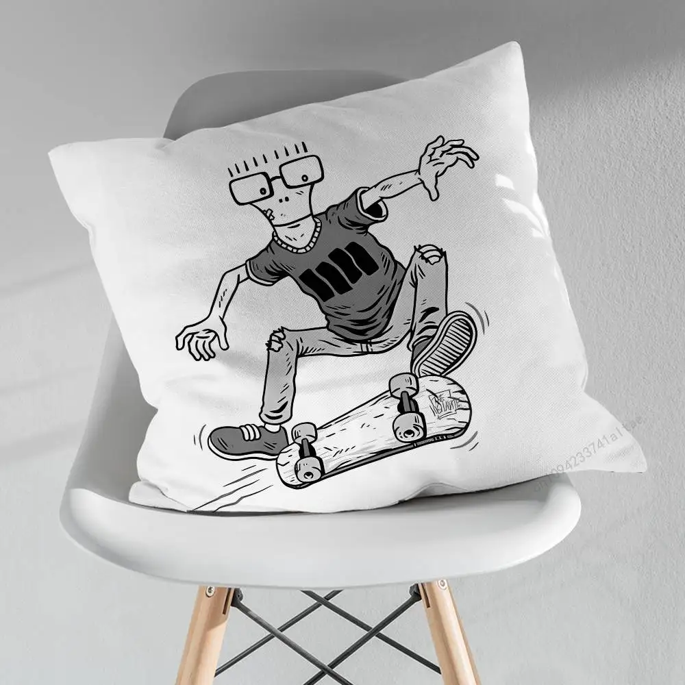 D-Descendants Milo Go To College, quadratischer Kissenbezug in verschiedenen Größen für Auto, Zuhause, Schlafzimmer, Dekoration, Geburtstagsgeschenk – Detail 5