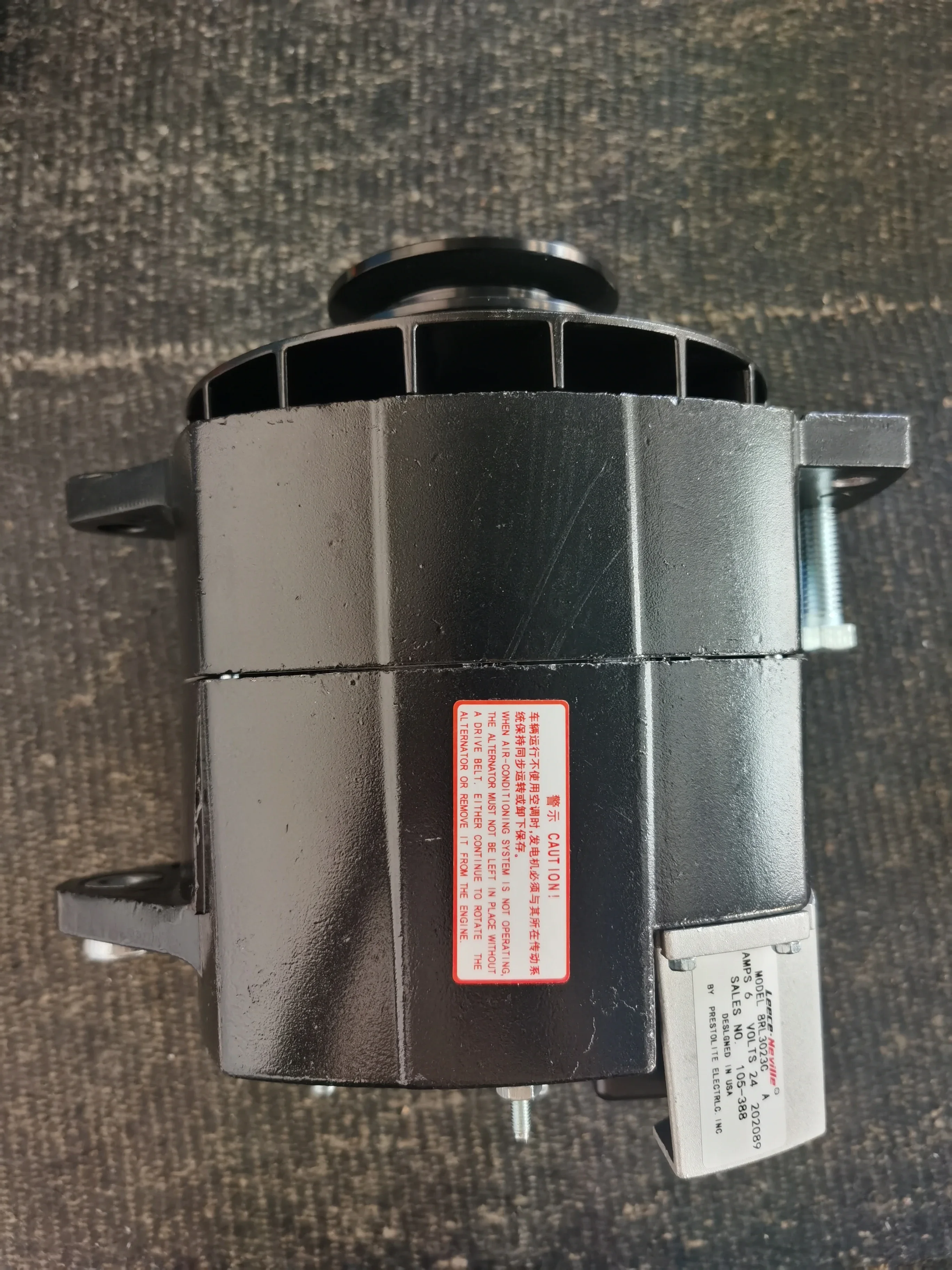 Martian   Ʈ , Prestolite Leece-Neville 8SC3110VC, 28V, 24V, 150A