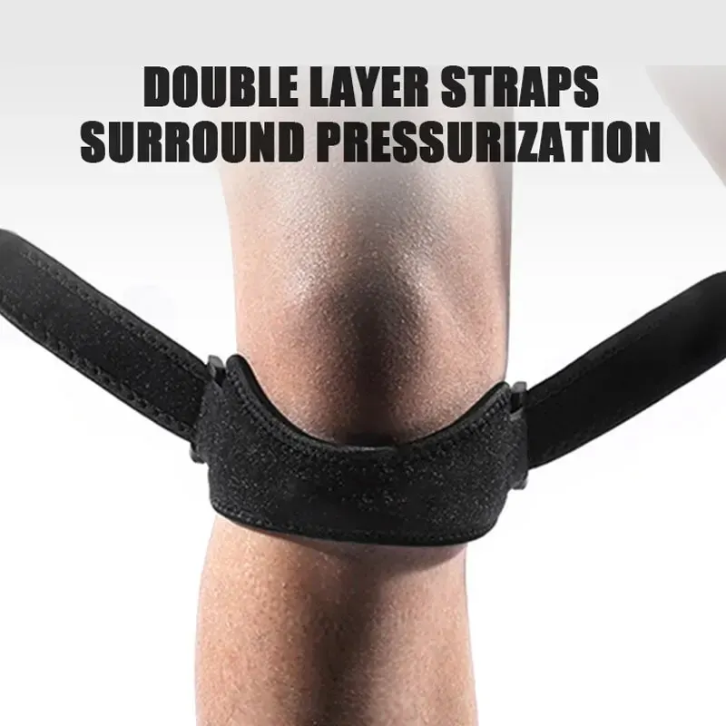 Neopreene Knee Protector Brace Patella Support Strap Free Size Adult Run Use for Pain Relief Adjustable Patellar Tendon Band knee support,patellar band,knee brace,knee wraps