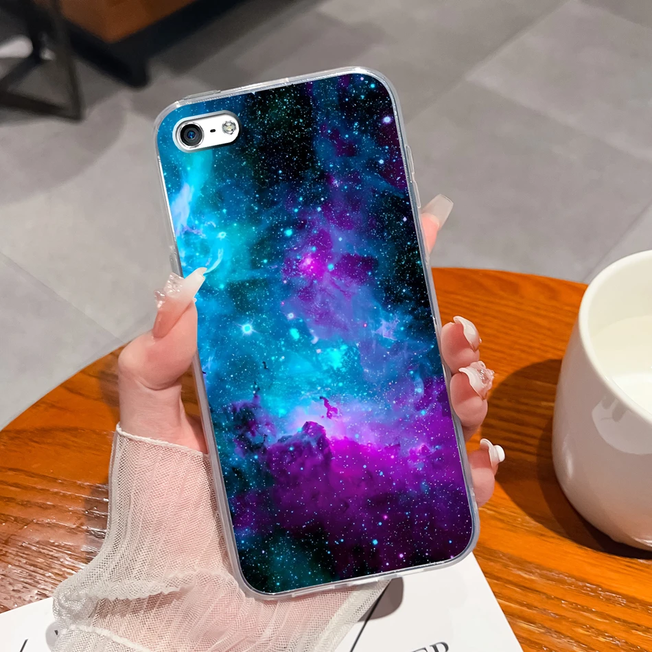 Elegant Ink Painting Soft Clear Silicone Phone Case - Premium Back Cover