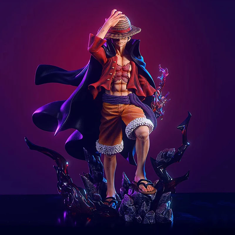 Tokoh-Anime-Luffy-One-Piece-Baru-Monkey-D-Luffy-Action-Figurine-25Cm ...
