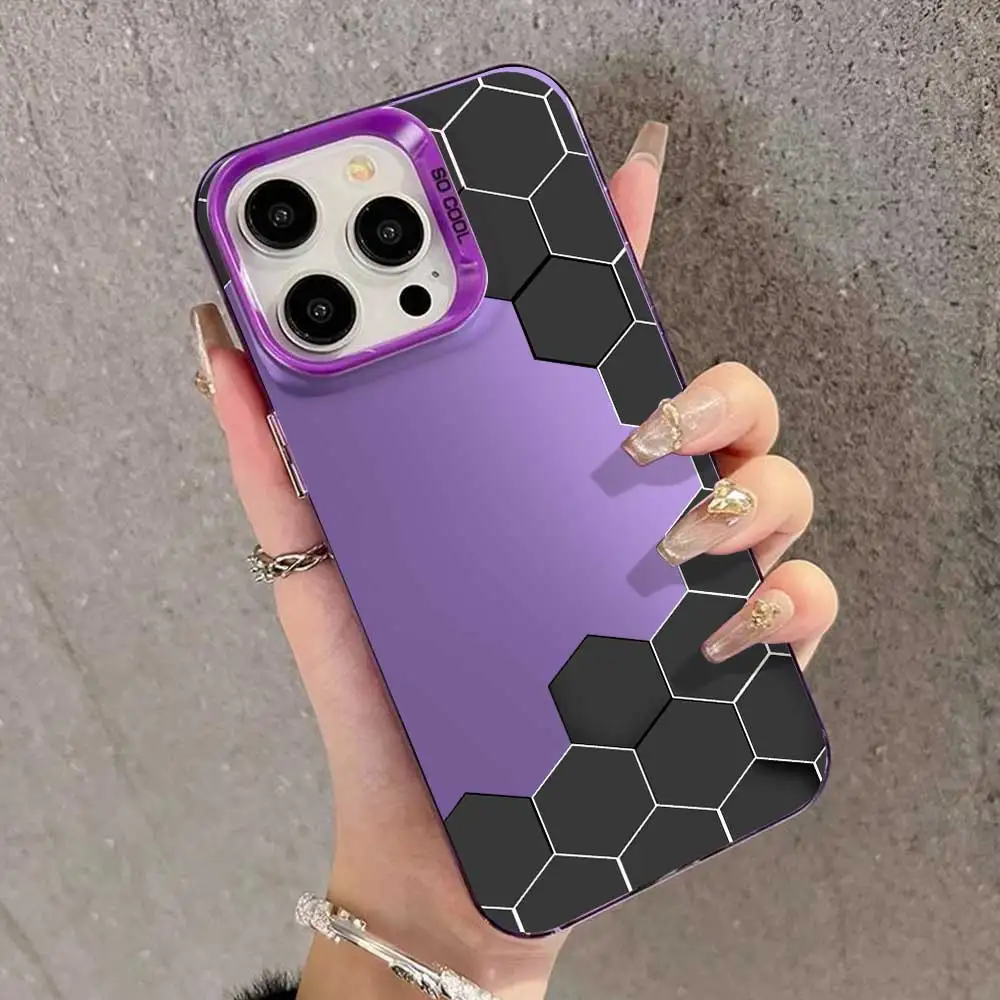 Sleek Silver IMD Phone Case - Stylish Protection