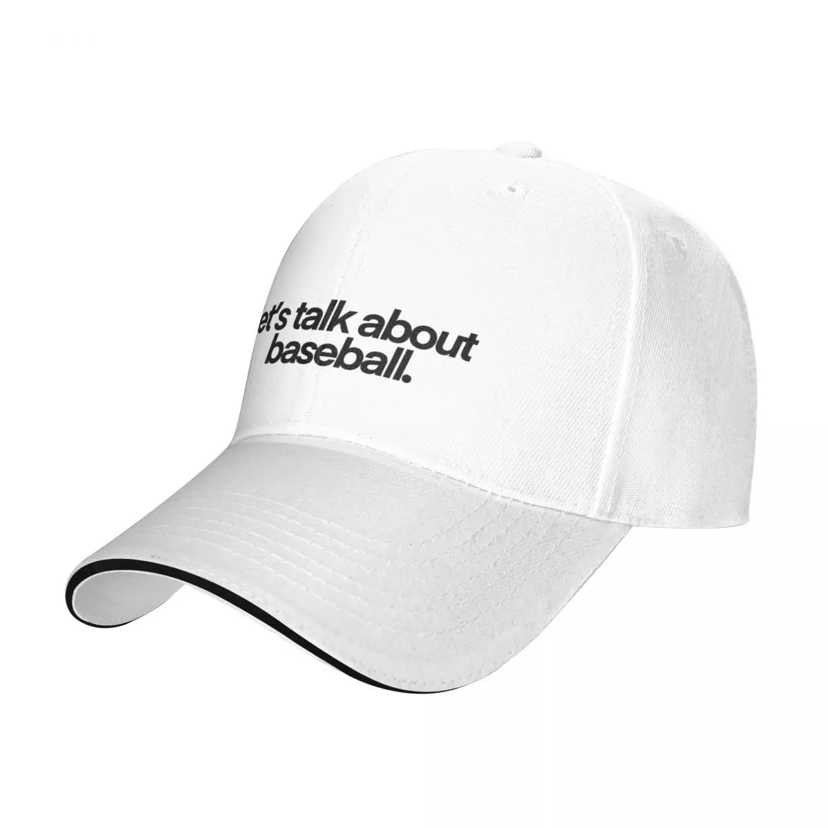 let’s talk about baseball Baseball Cap Beach Bag Ball Cap Golf Men Women's