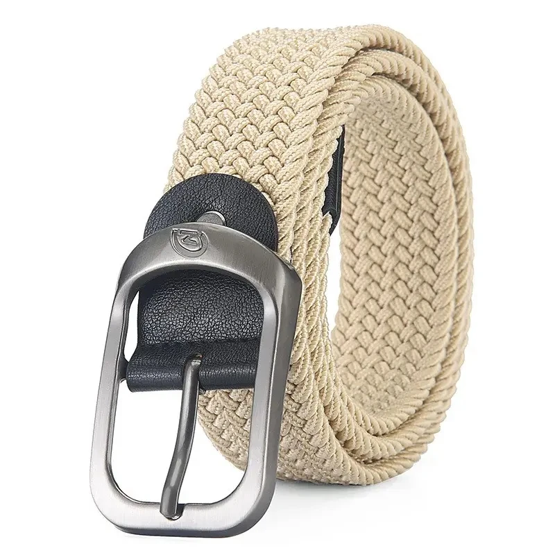 2023 Herren- und Damenmode Nylon-Gürtel Legierung Lässiger Gürtel Damen Wilder Stretch-Jeansgürtel Dekoration Ins Wind Luxusmarkendesign – Detail 13