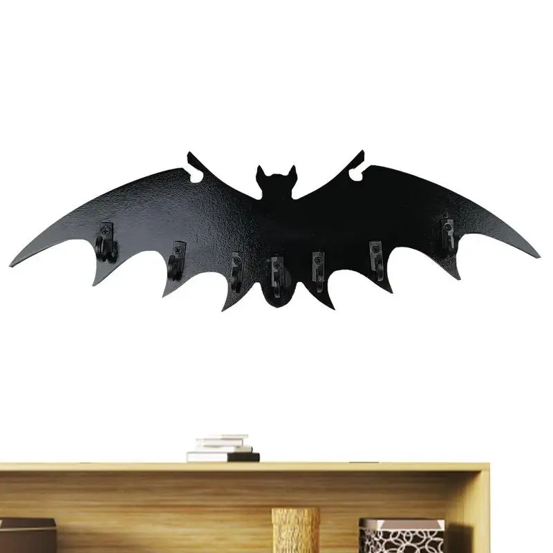 

Earring Holder Wall Bat Necklace Hanger Jewelry Holders Organizer With Hooks For Bracelets Necklaces Display Women's Halloween