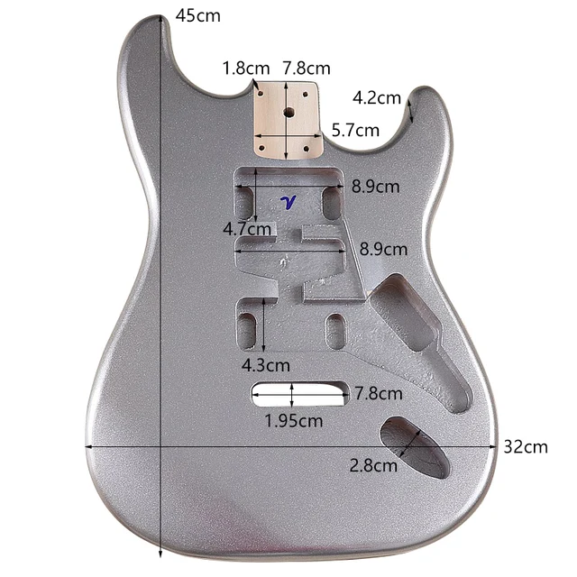 Thinline Strat Style Electric Guitar Body CAD Files Stl F3d, 57 OFF