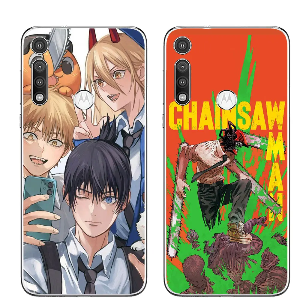 Chainsaw Man Gir Denji Makima Themed Phone Case Cover