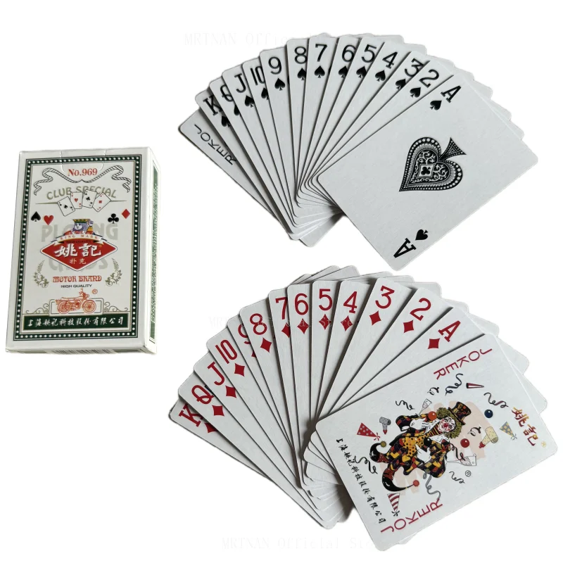 100% Solitaire Waterproof Playing Card Plastic Game Solitaire Poker Game Board Game 56*86mm