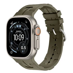 Premium Sport Strap for Apple Watch - Kilim Single Tour Correa Bracelet (Khaki)