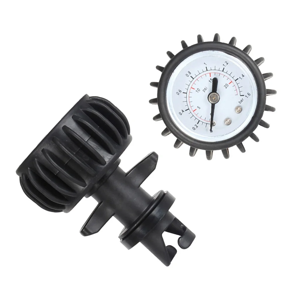 

25PSI Pressure Gauge Air Thermometer for Inflatable Boat Kayak Air Pressure Testing Connector Stand Up Paddle Board Surfing