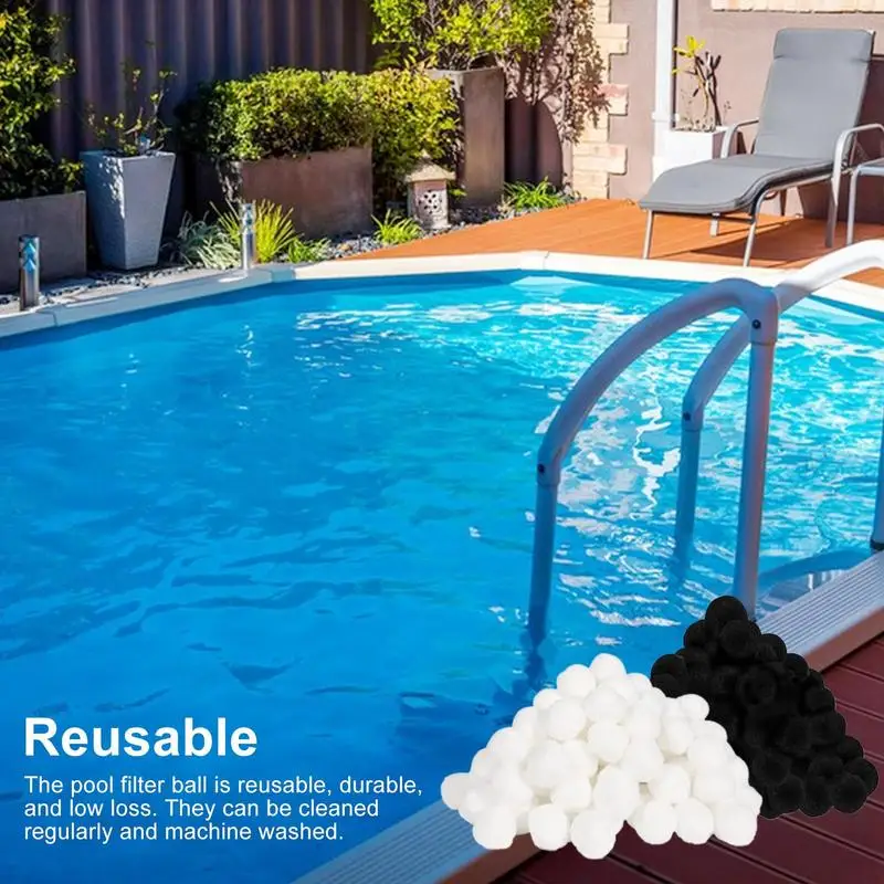 

Filter Balls Pump Pool Accessories Filter Replace Sand Polyethylene Reusable Machine Washable For Filter Barrel Pool Filter Ball