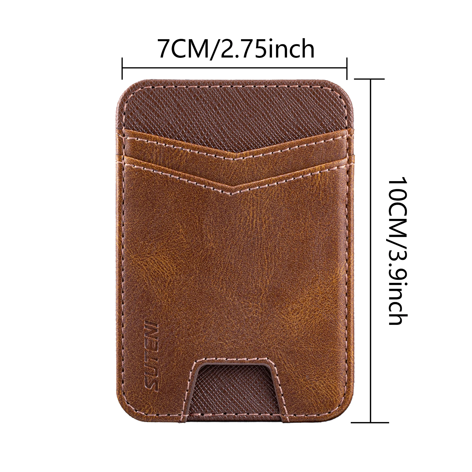 Premium Magnetic Leather Wallet with RFID Protection and Strong Magnet