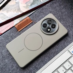 Ultra Thin Hard Magnetic Solid Color PC Phone Case Cover for OnePlus Nord 2 5G (RR PC Grey)