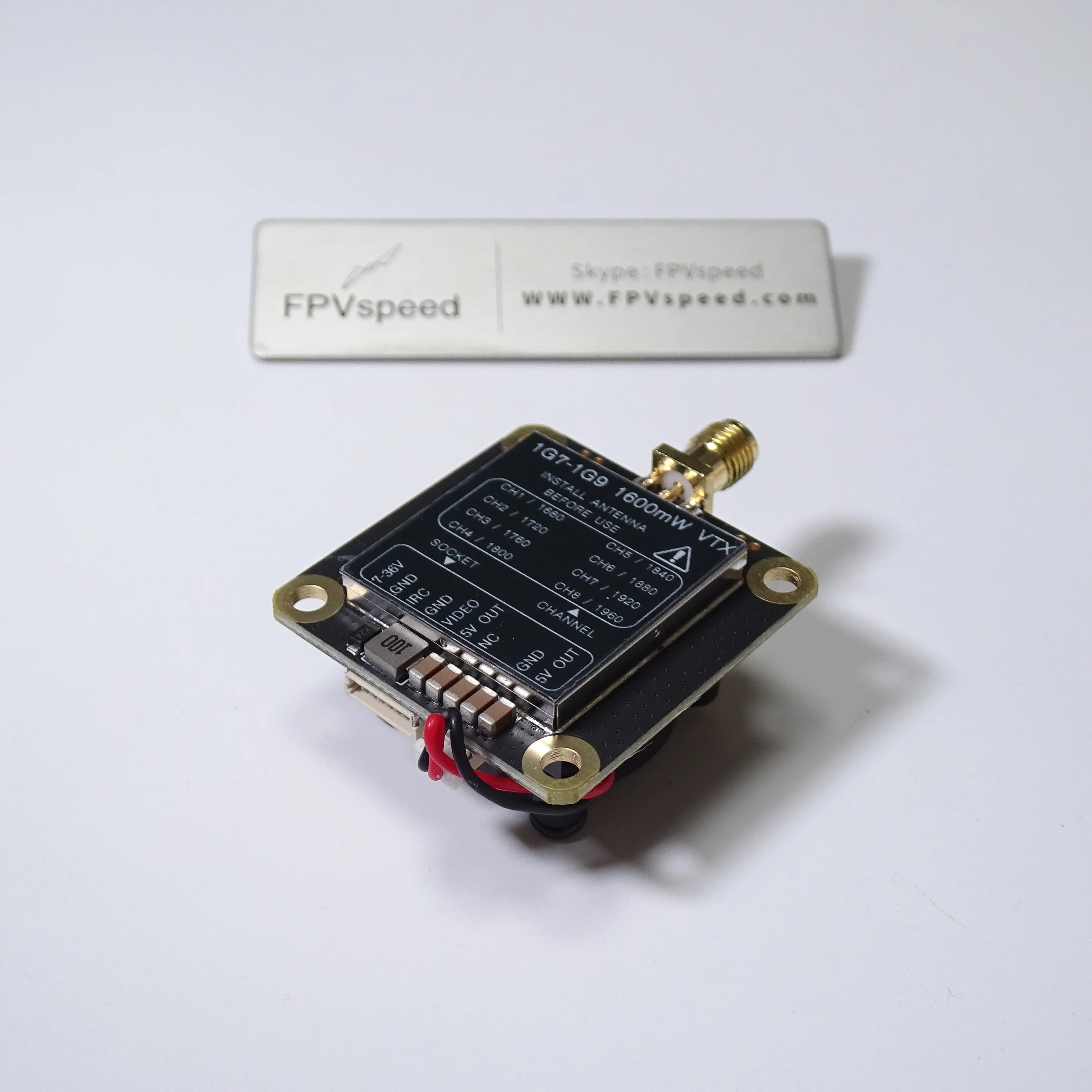 1.7GHz 1.9GHz 1.6W-2W FPVspeed VTX-S5 1.7G 1.9G 1.6W-2W FPV 8CH FPV Video Transmitter Special Long-Range Series fpv transmitter receiver fpv accessories