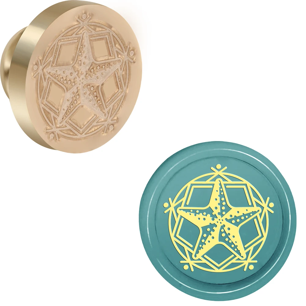 

Pentagram Wax Seal Stamp DIY Craft Supplies Scrapbooking Christmas Wedding Invitation for Decoration Wine Bags, Notebooks, Gifts