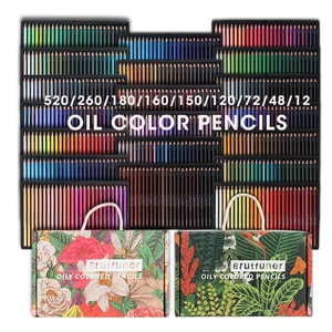 Andstal Brutfuner Colored Pencils 520/260/180/160/120/80/48/12 Watercolor Professional Drawing Pencil School Kid Art Supplies