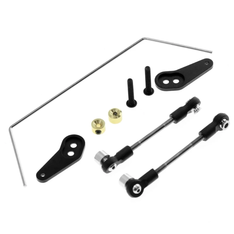 Rear Anti-Sway Bar Stabilizer Set for Tamiya BBX BB01 BB-01 1/10 RC Car Upgrade Parts Accessories