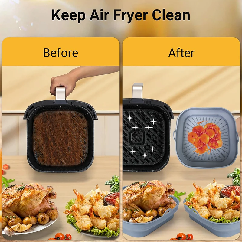 Silicone Air Fryer Tray 4