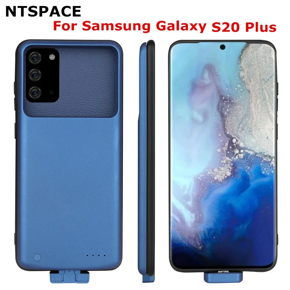 휴대용 충전기 커버, 삼성 갤럭시 S20 플러스 5G 배터리 케이스, 5000mAh 마그네틱 외장 배터리 보조베터리 충전 케이스