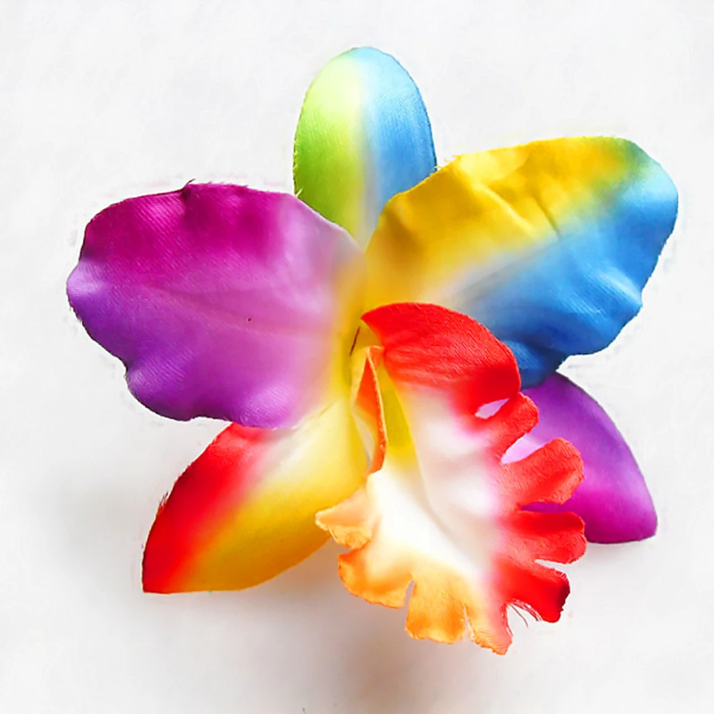 Künstliche Blumen-Haarnadeln für Frauen, große Blumen-Haarspange, Böhmen-Stil, Strand-Haarnadel, hawaiianische Party, Kopfbedeckung, Haar-Accessoires – Detail 5