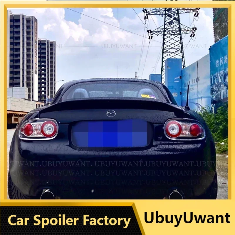 Per Mx5 Nc Ncec Roster Miata Epa Tipo 3 2009-2015 In Fibra Di Carbonio Posteriore Tronco Spoiler Coda Boot Lip Wing (Prht Hard Top Solo)